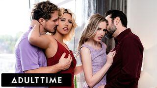 Blonde Scarlett lässt Tommy und Robby ihre Löcher stopfen